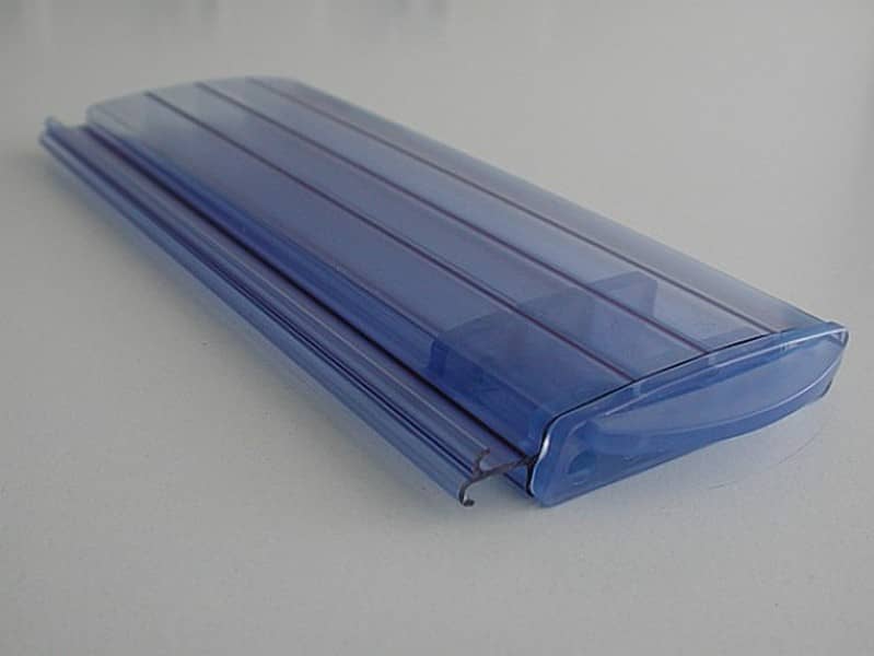 PVC zwembadlamellen kleur transparant per m2