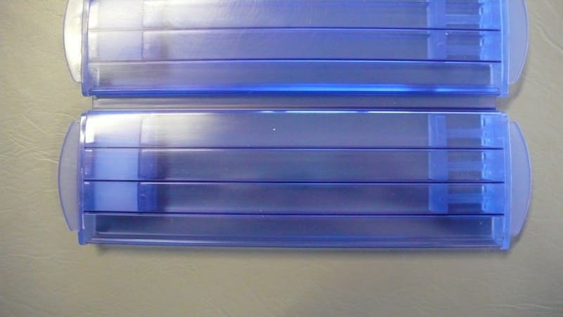 Polycarbonaat zwembadlamellen kleur Transparant per m2